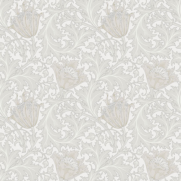 Anemone Wallpaper Wallpaper A-Street Prints Double Roll Dove 