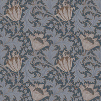 Anemone Wallpaper Wallpaper A-Street Prints Double Roll Dark Blue 