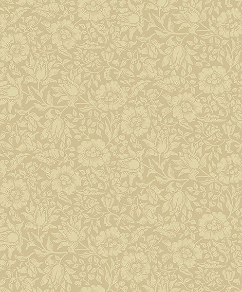 Mallow Wallpaper Wallpaper A-Street Prints Double Roll Butter 