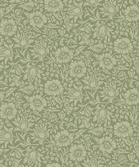 Mallow Wallpaper Wallpaper A-Street Prints Double Roll Green 