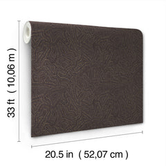 The Hollenback Dotted Abstract Wallpaper by York Wallcoverings is shown, featuring a dotted pattern and measuring 33 feet (10.06 meters) in length and 20.5 inches (52.07 cm) in width.