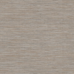Winn Faux Grasscloth Wallpaper by York Wallcoverings is a neutral-toned, horizontally textured wallcovering with a woven, grasscloth-inspired pattern.