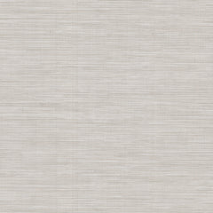 Winn Faux Grasscloth Wallpaper featuring a light gray, horizontal woven grasscloth texture.