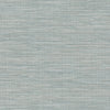 Winn Faux Grasscloth Wallpaper in light blue with a horizontal, textured, grasscloth-inspired pattern.
