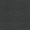 Winn Faux Grasscloth Wallpaper featuring a dark charcoal gray color and a textured, woven grasscloth pattern.