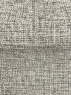 Clarkson Woven Wallpaper in gray with a textured, woven fabric appearance.