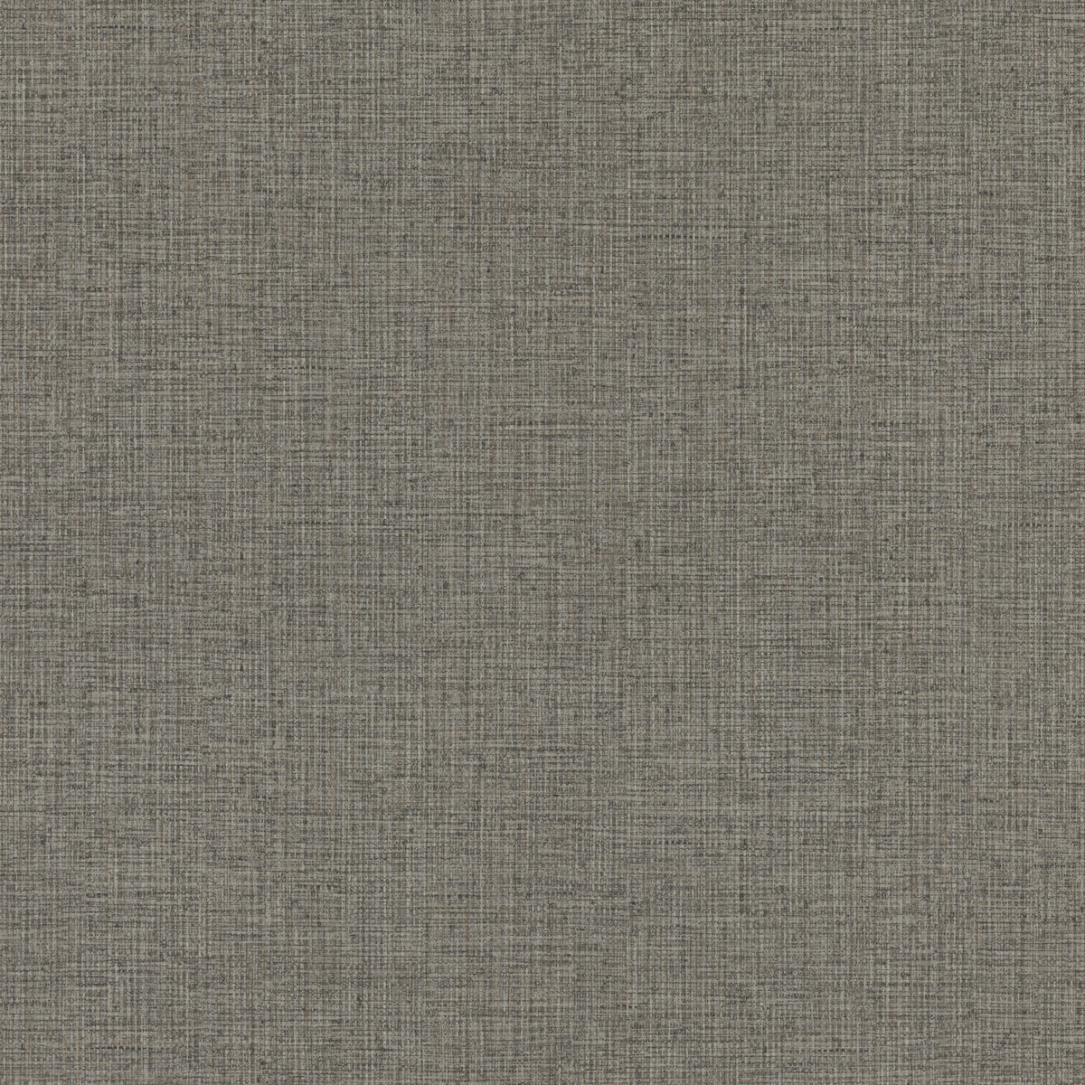 Clarkson Woven Wallpaper in dark gray with a fine, cross-hatched woven texture.