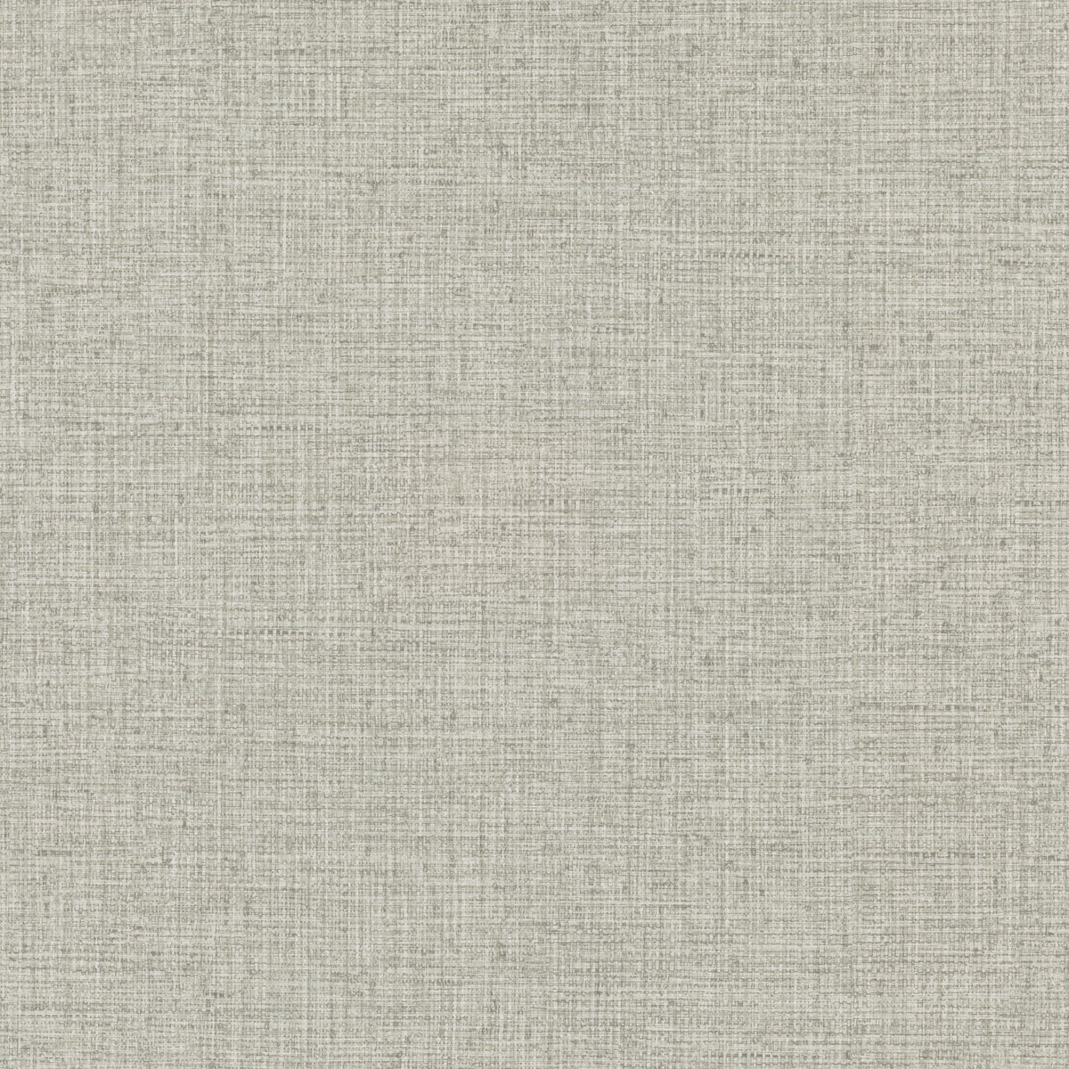 Clarkson Woven Wallpaper in light gray with a fine, textured woven fabric pattern.
