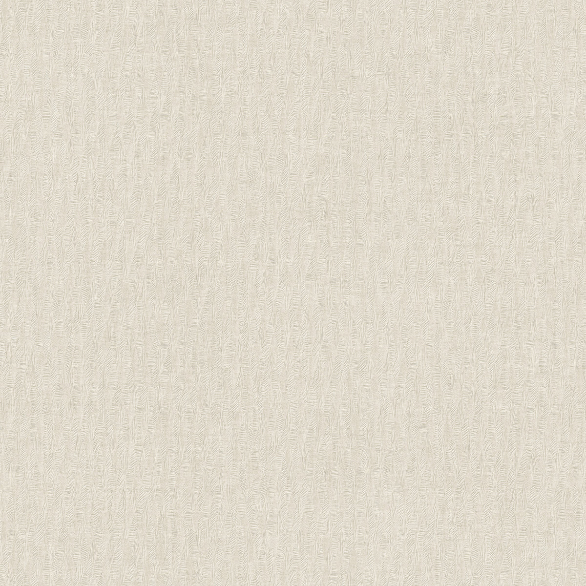 Bryson Feathered Texture Wallpaper in off-white with a subtle, vertical feathered texture.