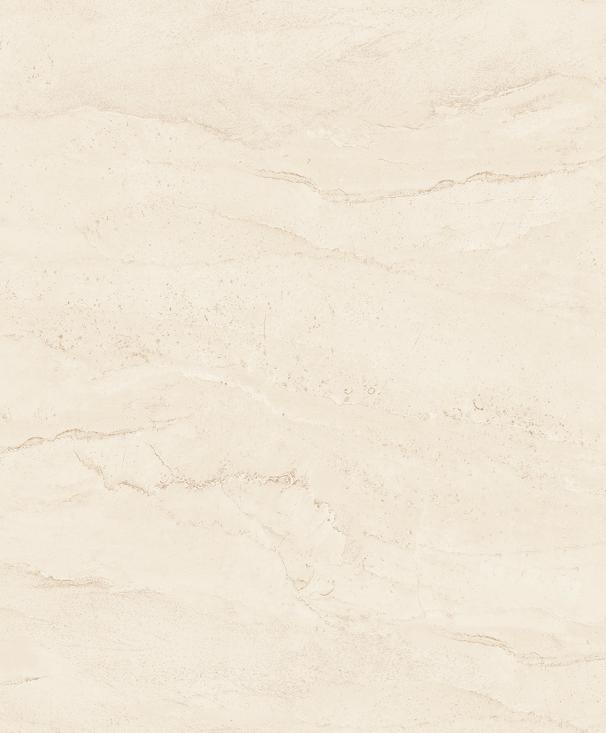 The Chesapeake Morgana Stone Wallpaper by York Wallcoverings features a cream-colored marble design with subtle, wavy beige and tan veins running horizontally, offering the elegant look and natural texture of real stone.