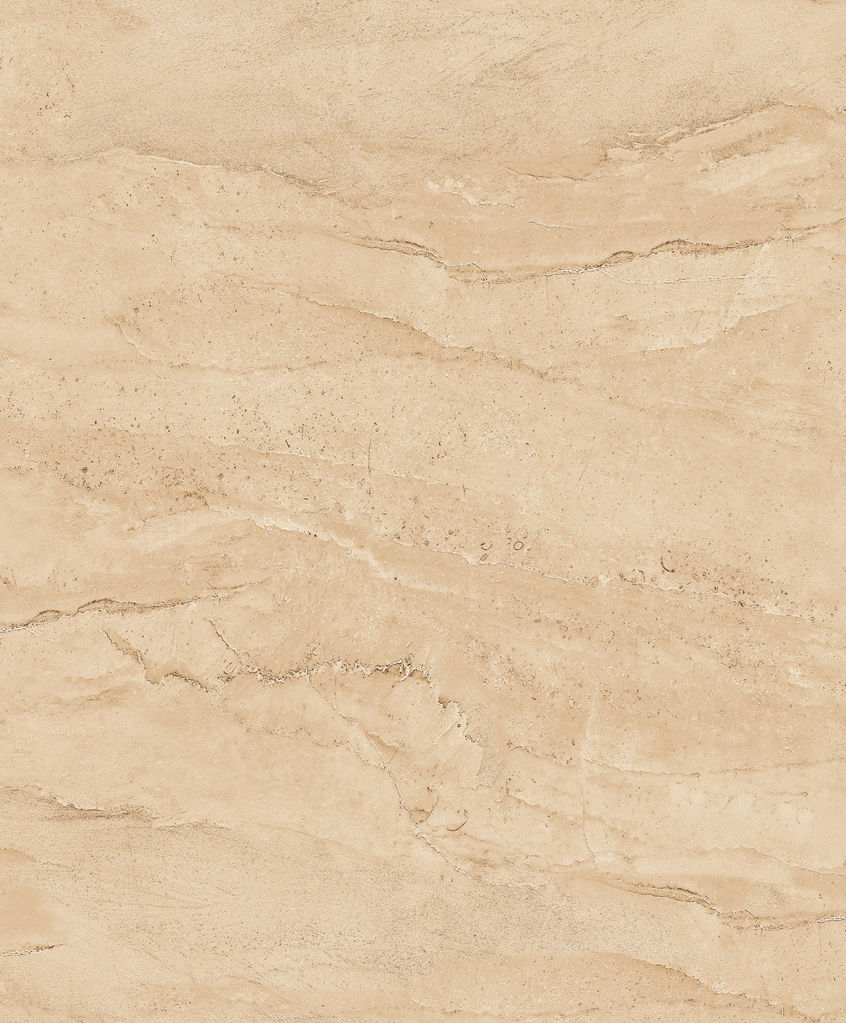 Chesapeake Morgana Stone Wallpaper by York Wallcoverings features a beige stone surface with natural horizontal veins and a subtle texture, reminiscent of travertine or marble in light tan and cream tones.