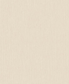 A close-up of the Chesapeake Elijah Texture Wallpaper by York Wallcoverings, featuring a plain beige textured surface with subtle vertical lines that resemble fabric.