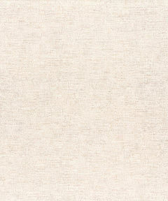 A close-up view of Chesapeake Tansy Distressed Wallpaper by York Wallcoverings, featuring a light beige surface with a subtle woven pattern and gentle variations in shading.