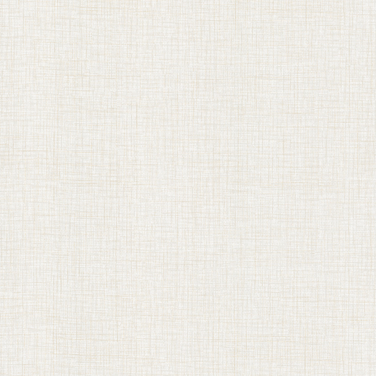 Beau Faux Fabric Wallpaper by York Wallcoverings features a light beige textured background with a subtle crisscross pattern reminiscent of woven fabric or linen, creating a neutral and minimalistic design.