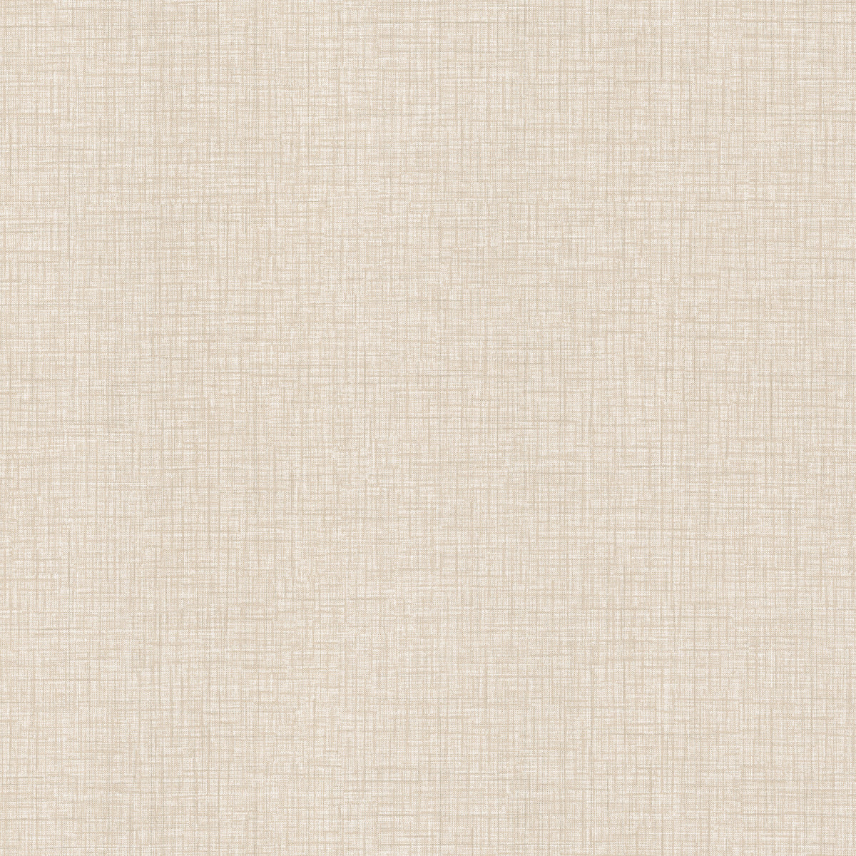 Beau Faux Fabric Wallpaper by York Wallcoverings features a beige tone with a subtle crisscross pattern that mimics linen or woven material, offering a neutral and soft background.