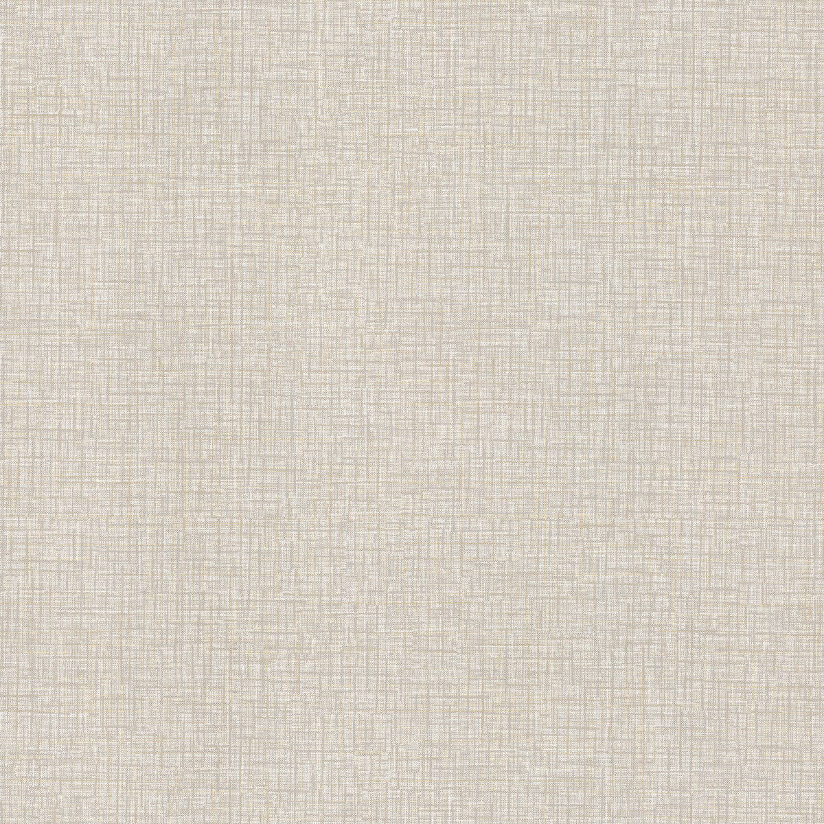 Beau Faux Fabric Wallpaper by York Wallcoverings features a light beige, textured background with a grid-like crosshatch pattern that mimics the look of woven fabric or linen, creating a subtle, neutral, and slightly rustic aesthetic.
