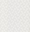Featuring a light gray geometric maze pattern of interlocking squares and curved lines on a white background, York Wallcoverings’ Ronald Redding Dynastic Lattice Wallpaper offers a symmetrical, modern design.
