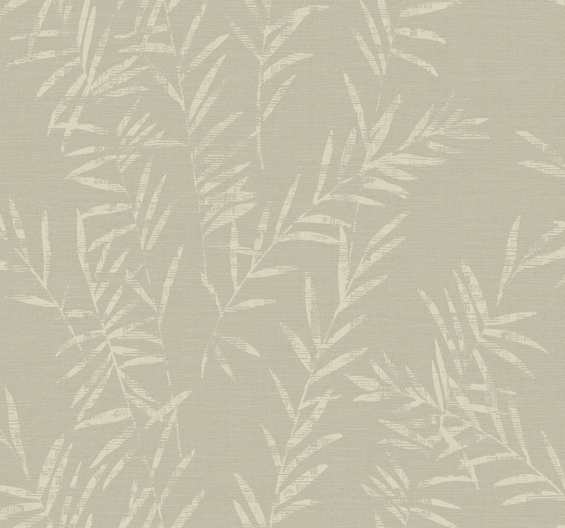 Allerton Bamboo Wallpaper Antonina Vella Double Roll Taupe 