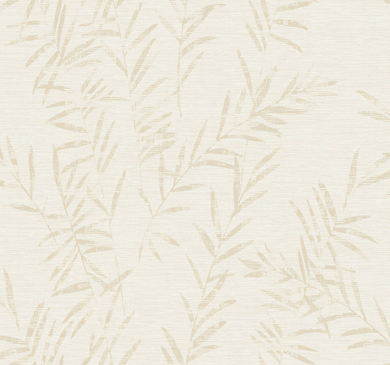 Allerton Bamboo Wallpaper Antonina Vella Double Roll Alabaster 