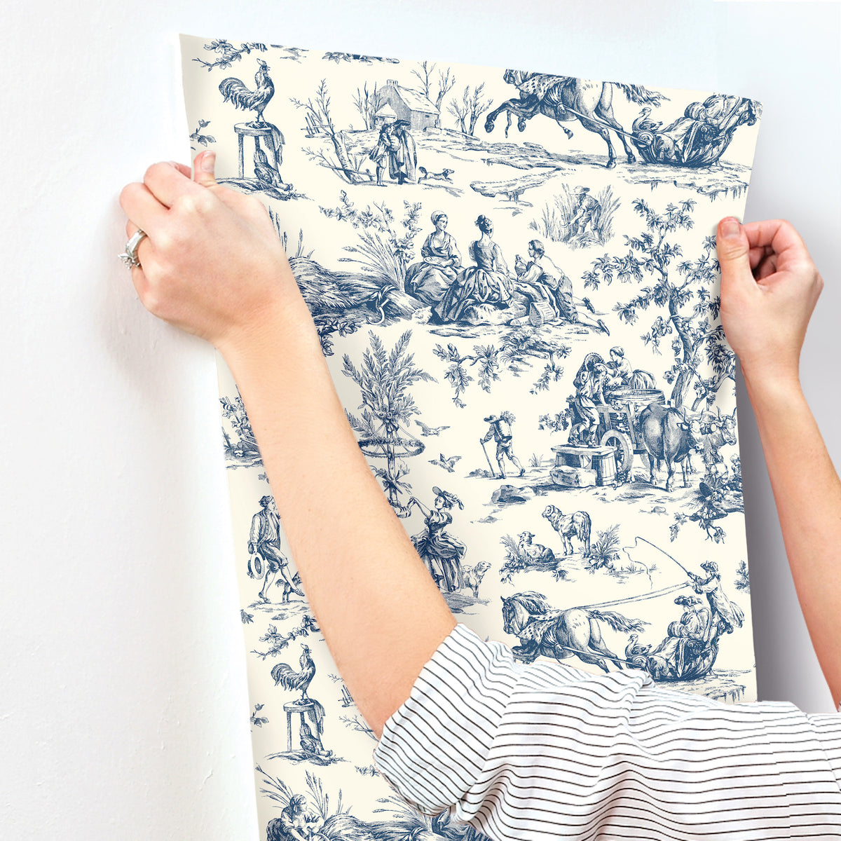 AF2000-peel-and-stick-wallpaper-stick-application-step