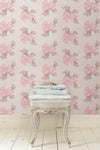 Rosa Beaux Pastel Large Bow Spot Wallpaper Wallpaper A-Street Prints   