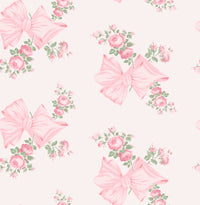 Rosa Beaux Pastel Large Bow Spot Wallpaper Wallpaper A-Street Prints Double Roll Pink Mint 