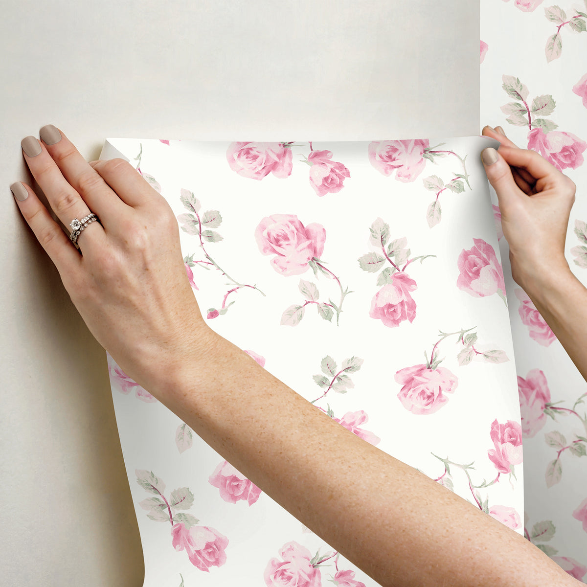 AST6084-peel-and-stick-wallpaper-stick-application-step