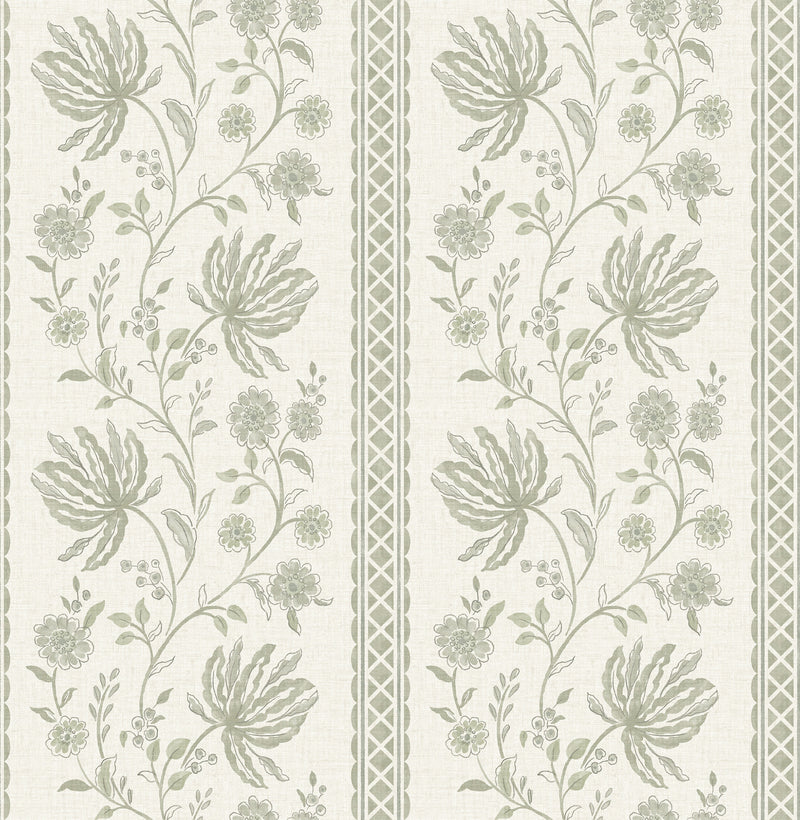 Edgemoor Wallpaper Wallpaper A-Street Prints Double Roll Sage 