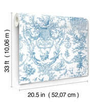 Old World Toile Wallpaper Wallpaper York Wallcoverings   