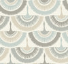 Cream & Blue