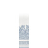 The Henna Wall Mural from York Wallcoverings is a white wallcovering adorned with an intricate blue pattern of stylized birds, floral motifs, and geometric designs along the lower section.