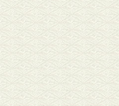 Introducing the High Society Wallpaper by York Wallcoverings, featuring a seamless beige design with repeating diamond shapes and symmetrical, ornate floral and leaf motifs. This light, textured wallpaper creates a subtle and elegant background for any space.