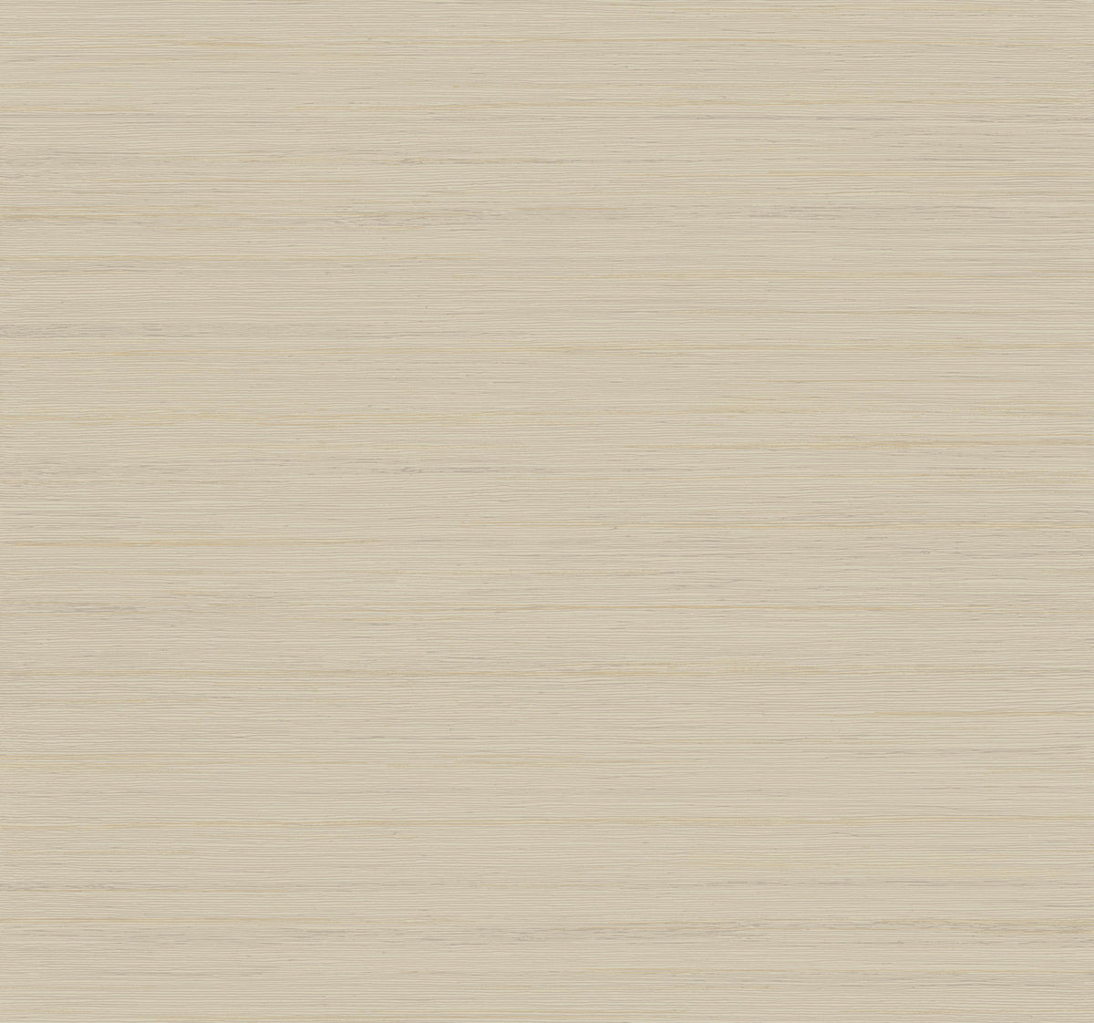 Ragtime Silk Wallpaper by York Wallcoverings features a seamless, light beige texture with subtle horizontal lines and a natural, woven fabric-like pattern.