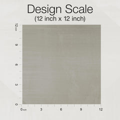 A square swatch of solid matte grey In Clay Wallpaper by York Wallcoverings displayed on a twelve-inch by twelve-inch grid.