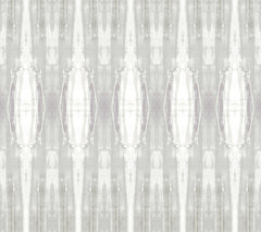 Escalante Wallpaper featuring a repeating vertical pattern of light gray, brushed-texture columns with oval shapes.