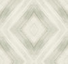 Ballad Wallpaper featuring an off-white background with a repeating diamond pattern created by textured, light grey vertical and diagonal brushstrokes.