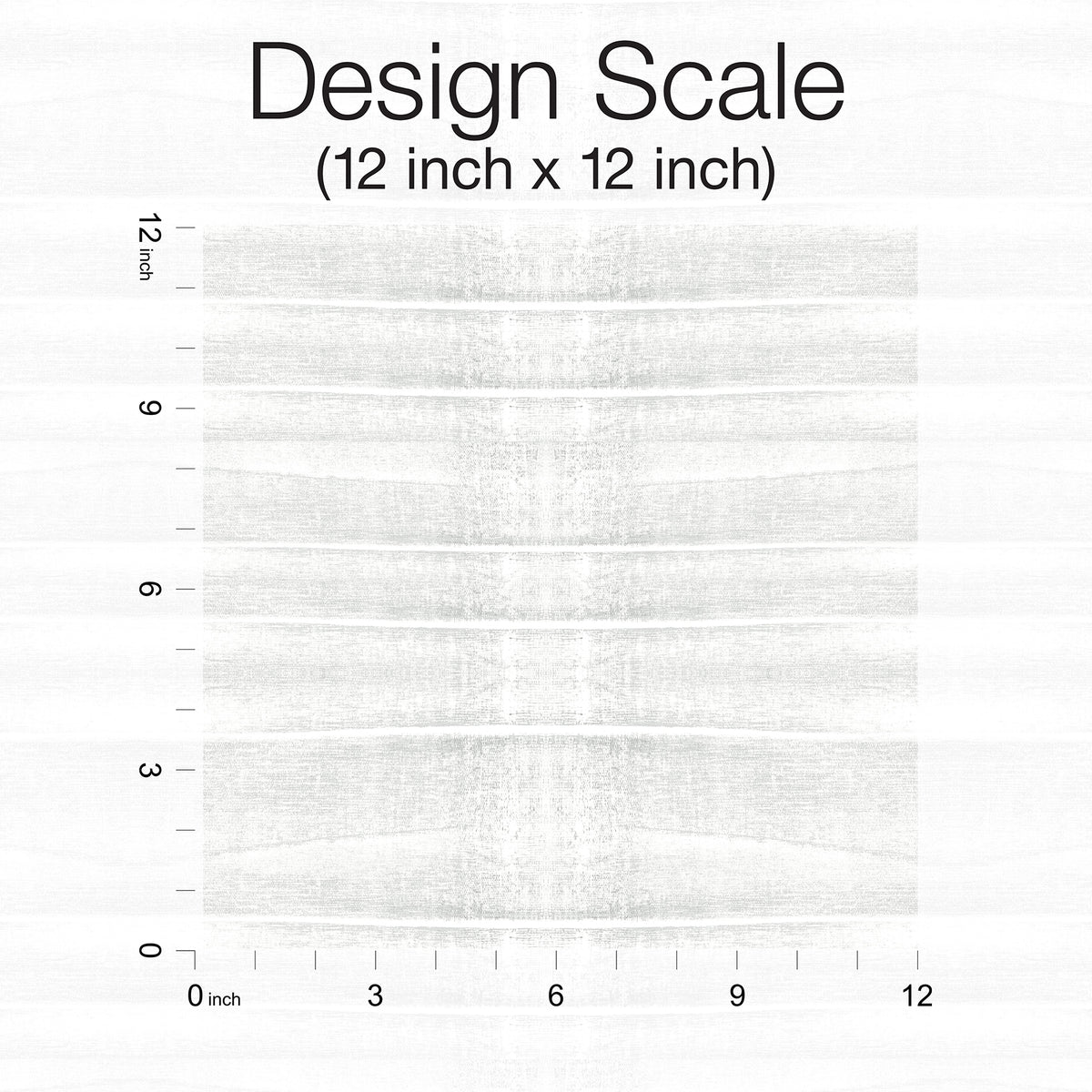 A 12-inch by 12-inch design scale template of Grey Stone Wallpaper showing a grey stone pattern.