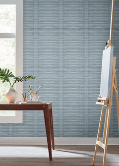 Grey Stone Wallpaper featuring a textured pattern of horizontal grey bands with subtle vertical striations.
