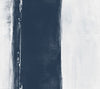 Ink Wash Wallpaper featuring a wide, vertical dark navy band flanked by white textured panels.