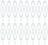 Artifact Silhouettes Wallpaper featuring a repeating pattern of dark and light blue diamond-shaped outlines on a white background.