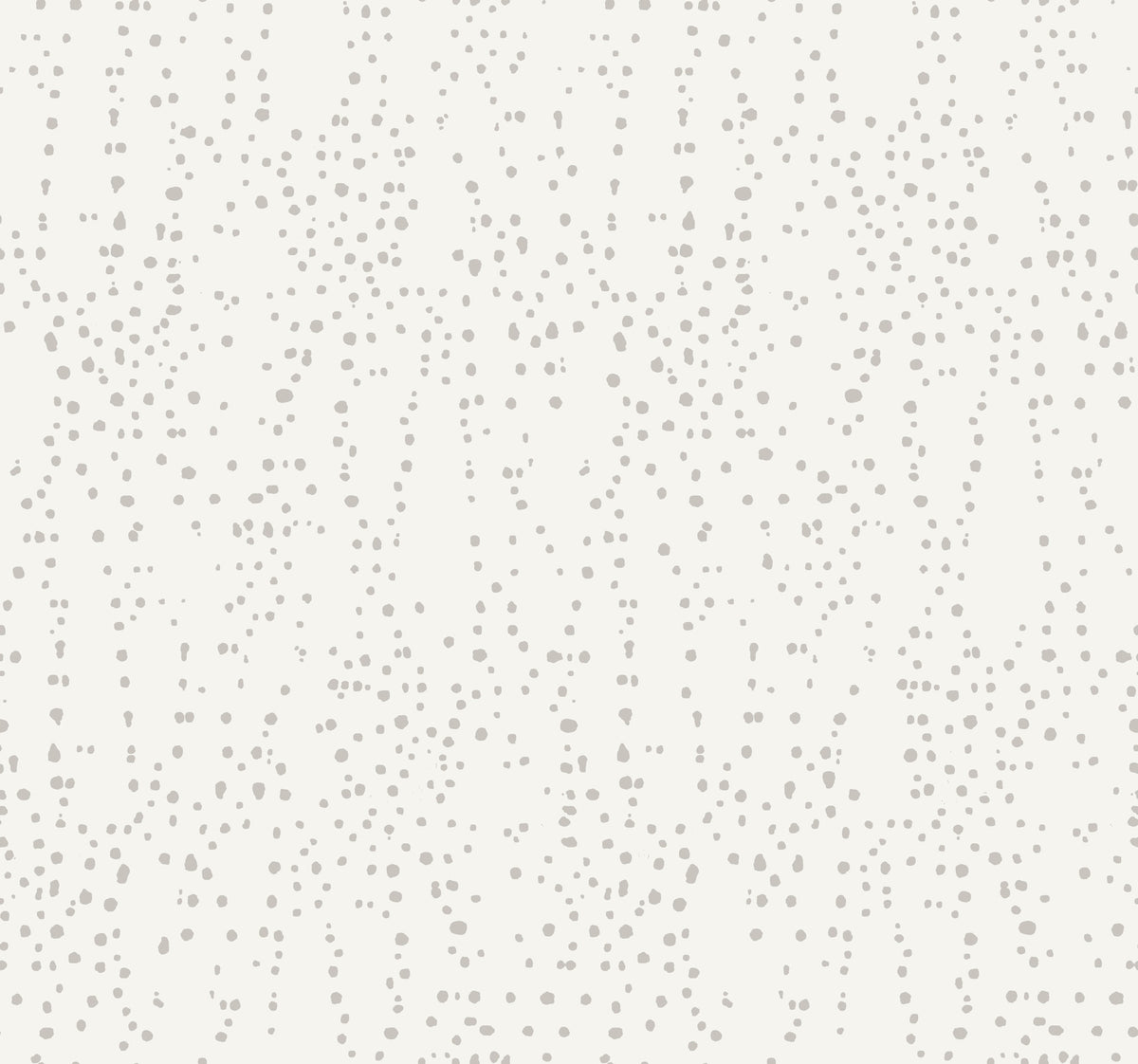 Candice Olson Star Struck Wallpaper by York Wallcoverings in off-white with a subtle, repeating pattern of small, irregularly shaped dots arranged in vertical clusters.