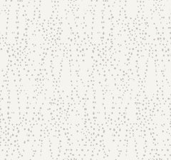 Candice Olson Star Struck Wallpaper by York Wallcoverings in off-white with a subtle, repeating pattern of small, irregularly shaped dots arranged in vertical clusters.