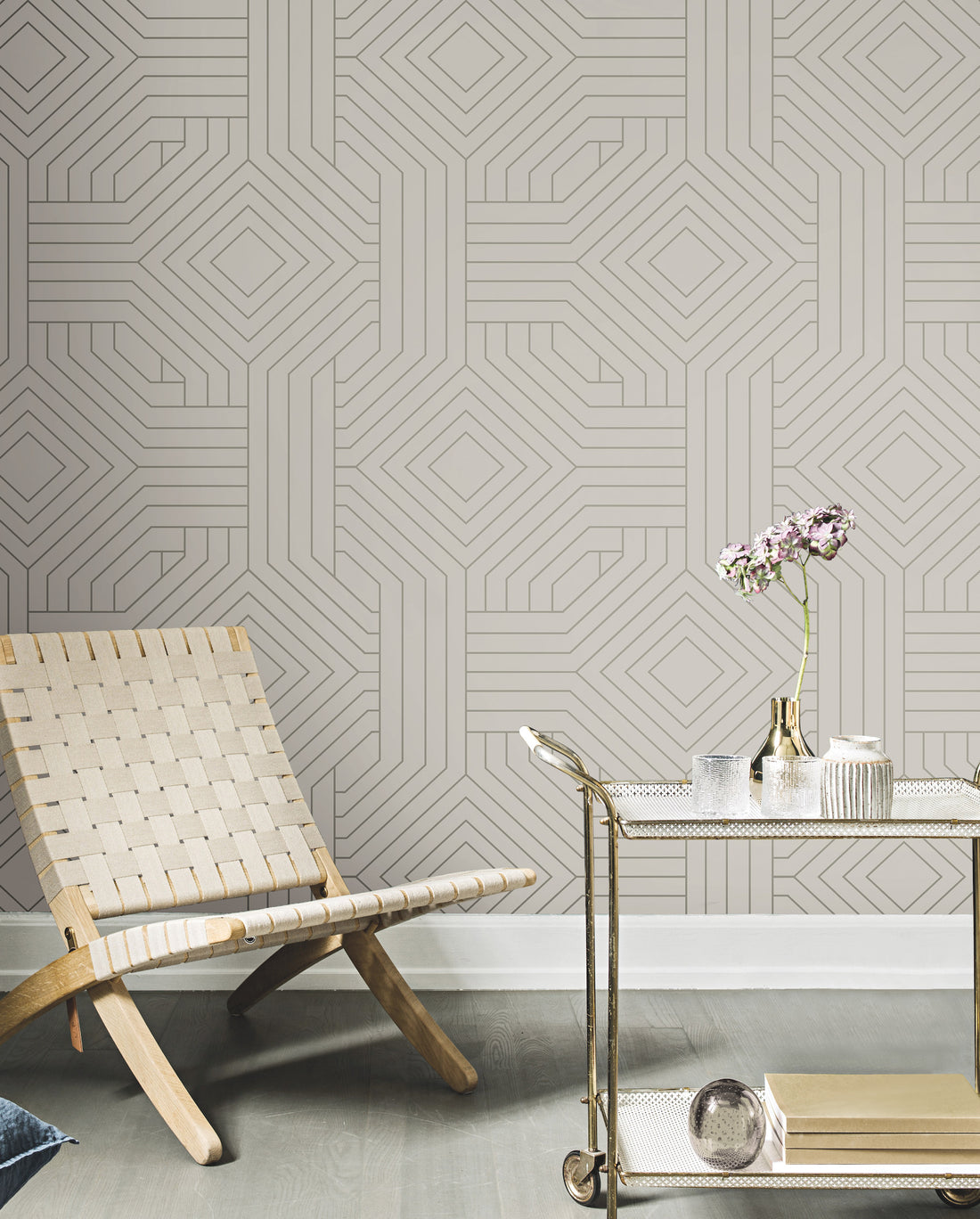 Candice Olson Diverging Diamonds Wallpaper | York Wallcoverings