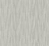 Candice Olson Bargello Wallpaper by York Wallcoverings in light gray, featuring a vertical, textured stripe pattern of varying widths.