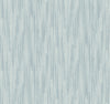 Candice Olson Bargello Wallpaper featuring a vertical pattern of varying light and dark blue lines.