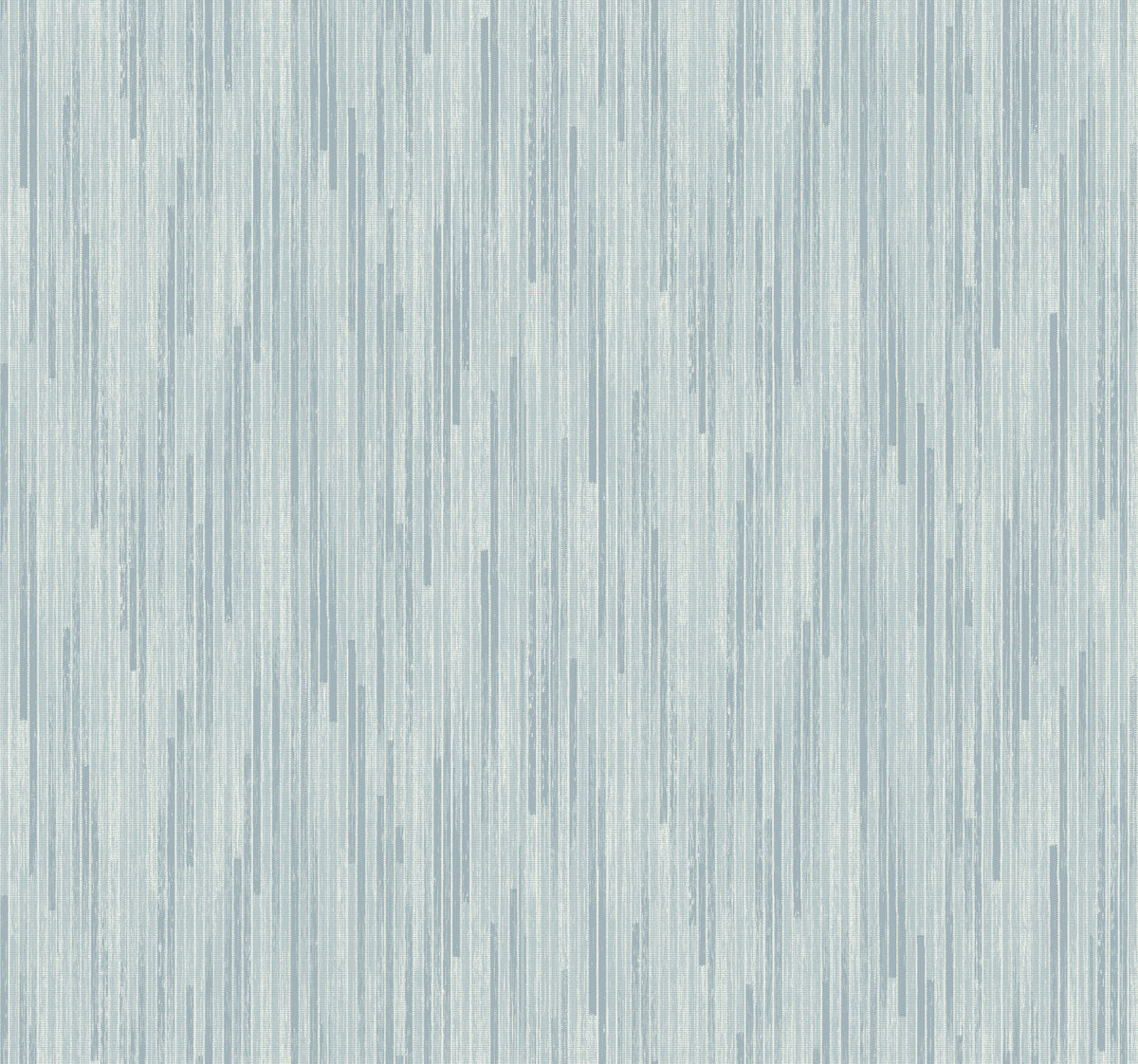 Candice Olson Bargello Wallpaper featuring a vertical pattern of varying light and dark blue lines.