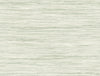 Bahiagrass Wallpaper by York Wallcoverings features a light beige textured surface adorned with subtle horizontal greenish lines that evoke the look of woven fabric or grasscloth. The soft, organic pattern creates a calm and natural ambiance.