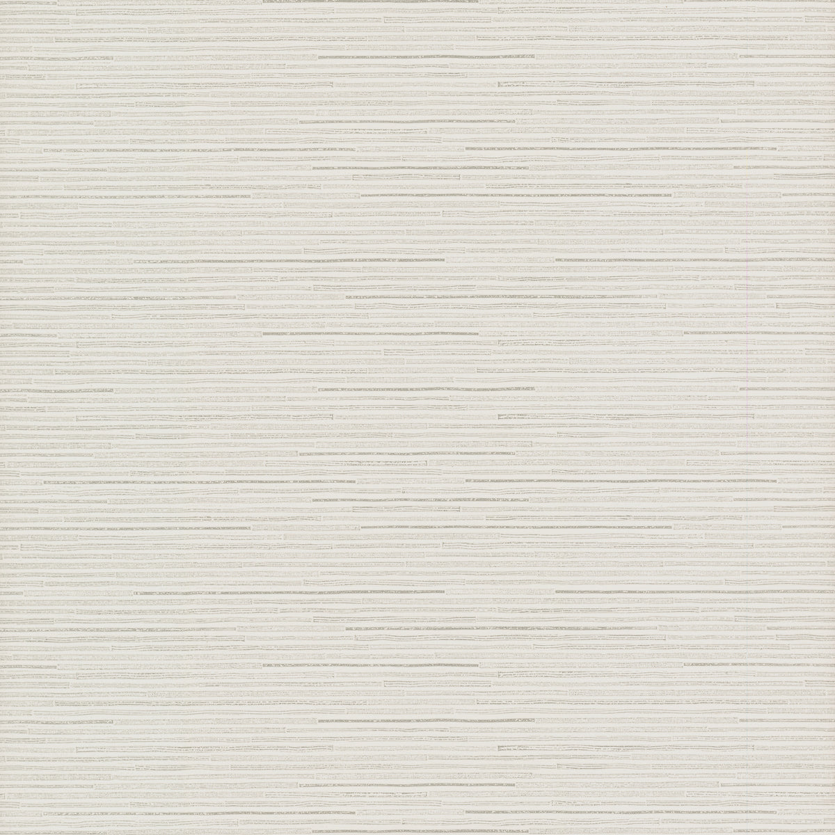 The Ribbon Bamboo Wallpaper by York Wallcoverings features a textured white surface accented with thin, horizontal gray lines that are evenly spaced throughout, resulting in a subtle striped pattern.