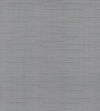 The Ribbon Bamboo Wallpaper by York Wallcoverings features a gray textured surface with thin, horizontal lines of varying lengths and shades, creating a subtle striped pattern across the entire design for a minimalist and abstract effect.