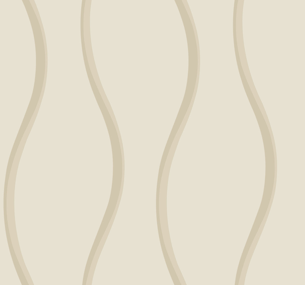 Candice Olson Unfurl Wallpaper featuring soft, vertical wavy lines in shades of beige.